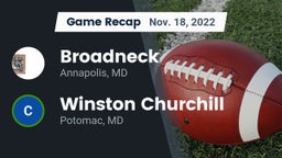 Recap: Broadneck  vs. Winston Churchill  2022