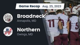 Recap: Broadneck  vs. Northern  2023