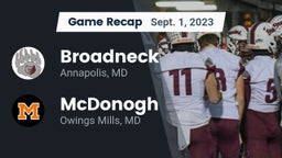 Recap: Broadneck  vs. McDonogh  2023