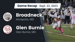 Recap: Broadneck  vs. Glen Burnie  2023