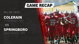 Recap: Colerain  vs. Springboro  2016