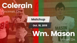 Matchup: Colerain vs. Wm. Mason  2019