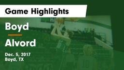 Boyd  vs Alvord  Game Highlights - Dec. 5, 2017