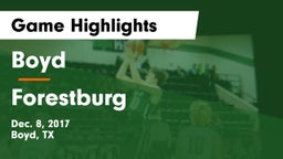 Boyd  vs Forestburg Game Highlights - Dec. 8, 2017