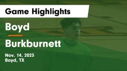 Boyd  vs Burkburnett  Game Highlights - Nov. 14, 2023