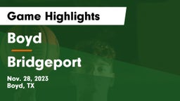 Boyd  vs Bridgeport  Game Highlights - Nov. 28, 2023
