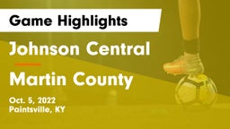 Johnson Central  vs Martin County Game Highlights - Oct. 5, 2022
