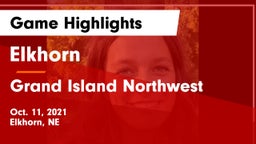 Elkhorn  vs Grand Island Northwest  Game Highlights - Oct. 11, 2021
