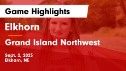 Elkhorn  vs Grand Island Northwest  Game Highlights - Sept. 2, 2023