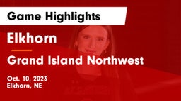 Elkhorn  vs Grand Island Northwest  Game Highlights - Oct. 10, 2023