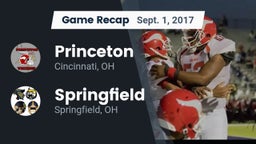 Recap: Princeton  vs. Springfield  2017