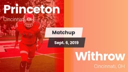 Matchup: Princeton vs. Withrow  2019