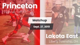 Matchup: Princeton vs. Lakota East  2019