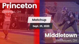 Matchup: Princeton vs. Middletown  2020