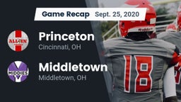 Recap: Princeton  vs. Middletown  2020