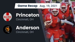 Recap: Princeton  vs. Anderson  2021