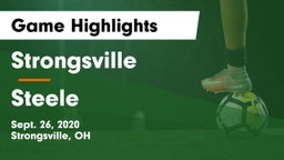 Strongsville  vs Steele  Game Highlights - Sept. 26, 2020