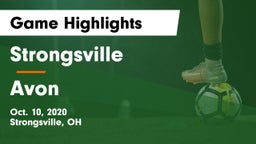 Strongsville  vs Avon  Game Highlights - Oct. 10, 2020