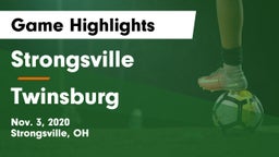 Strongsville  vs Twinsburg  Game Highlights - Nov. 3, 2020