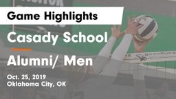 Casady School vs Alumni/ Men Game Highlights - Oct. 25, 2019