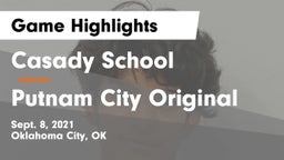 Casady School vs Putnam City Original Game Highlights - Sept. 8, 2021