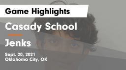 Casady School vs Jenks  Game Highlights - Sept. 20, 2021