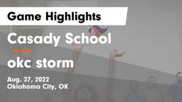 Casady School vs okc storm Game Highlights - Aug. 27, 2022
