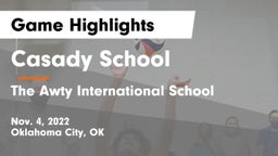 Casady School vs The Awty International School Game Highlights - Nov. 4, 2022