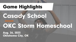 Casady School vs OKC Storm Homeschool Game Highlights - Aug. 26, 2023