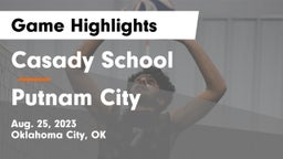 Casady School vs Putnam City  Game Highlights - Aug. 25, 2023
