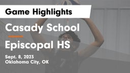 Casady School vs Episcopal HS Game Highlights - Sept. 8, 2023
