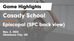 Casady School vs Episcopal (SPC back view) Game Highlights - Nov. 3, 2023