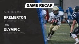 Recap: Bremerton  vs. Olympic  2016