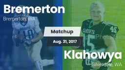 Matchup: Bremerton High vs. Klahowya  2017