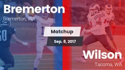 Matchup: Bremerton High vs. Wilson  2017