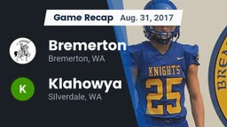 Recap: Bremerton  vs. Klahowya  2017