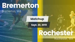 Matchup: Bremerton High vs. Rochester  2019