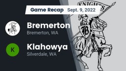 Recap: Bremerton  vs. Klahowya  2022