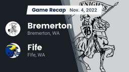 Recap: Bremerton  vs. Fife  2022