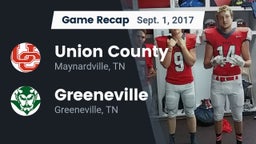 Recap: Union County  vs. Greeneville  2017