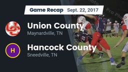 Recap: Union County  vs. Hancock County  2017
