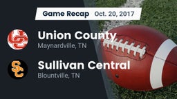 Recap: Union County  vs. Sullivan Central  2017