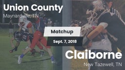 Matchup: Union County High Sc vs. Claiborne  2018