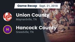 Recap: Union County  vs. Hancock County  2018