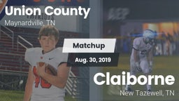 Matchup: Union County High Sc vs. Claiborne  2019