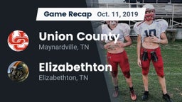 Recap: Union County  vs. Elizabethton  2019