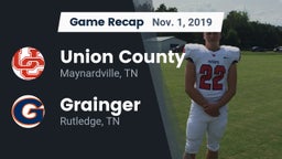 Recap: Union County  vs. Grainger  2019
