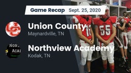 Recap: Union County  vs. Northview Academy 2020