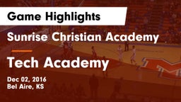 Sunrise Christian Academy vs Tech Academy Game Highlights - Dec 02, 2016