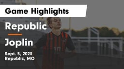 Republic  vs Joplin  Game Highlights - Sept. 5, 2023